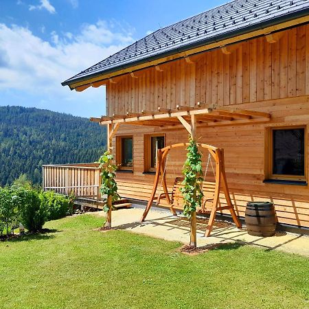 Ferienwohnung Auszeit Almhaus Schmalzbauer Sankt Andrä Exterior foto