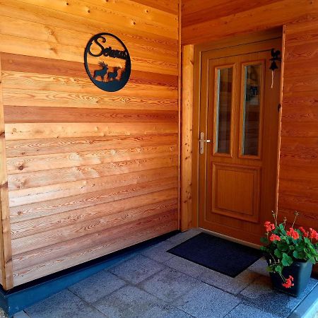 Ferienwohnung Auszeit Almhaus Schmalzbauer Sankt Andrä Exterior foto