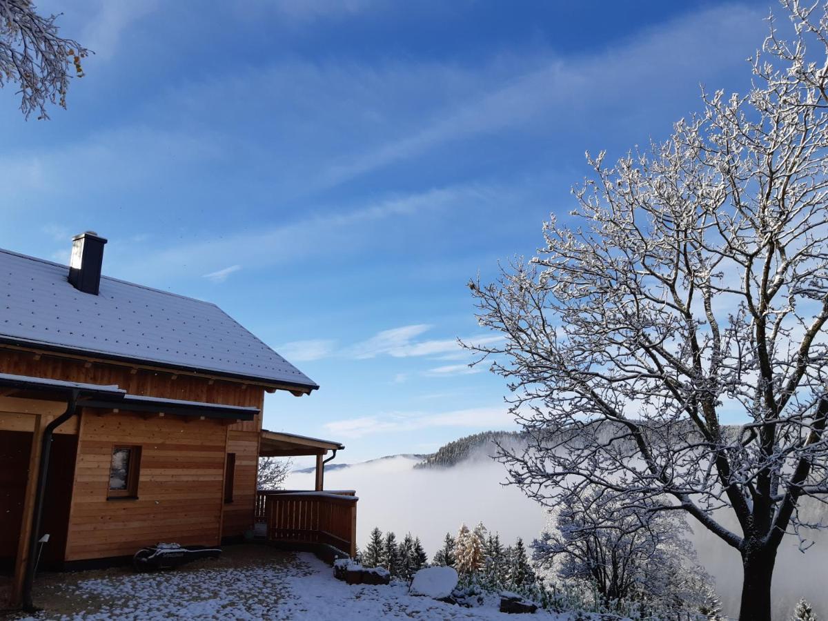 Ferienwohnung Auszeit Almhaus Schmalzbauer Sankt Andrä Exterior foto