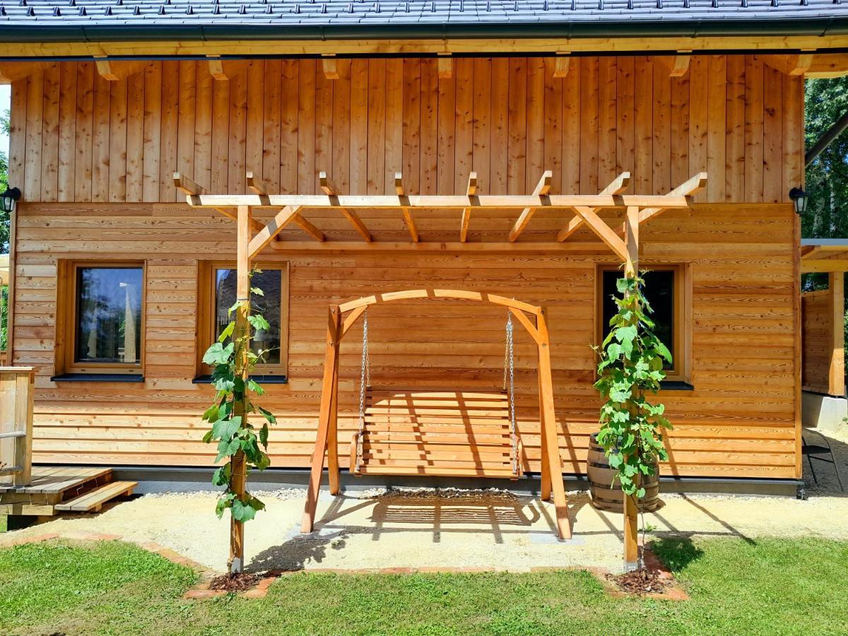 Ferienwohnung Auszeit Almhaus Schmalzbauer Sankt Andrä Exterior foto