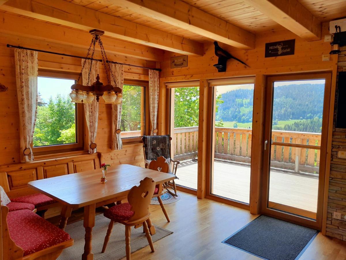 Ferienwohnung Auszeit Almhaus Schmalzbauer Sankt Andrä Exterior foto