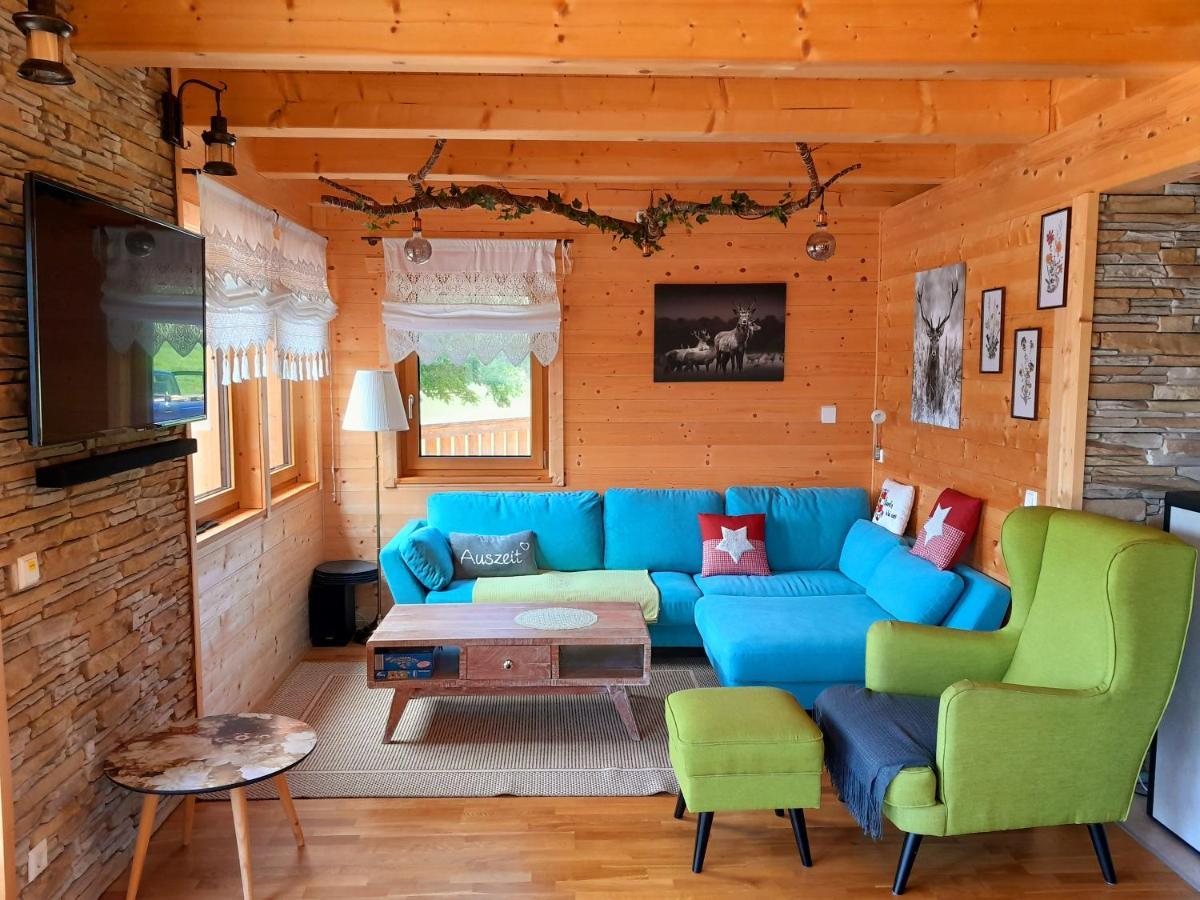 Ferienwohnung Auszeit Almhaus Schmalzbauer Sankt Andrä Exterior foto
